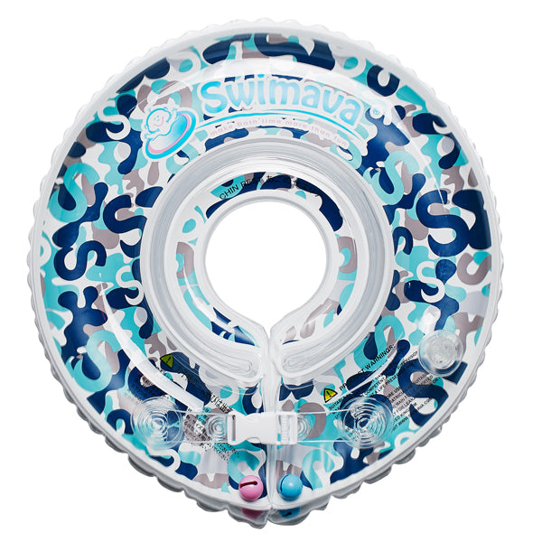 Swimava Starter Ring - Blue Camo Design